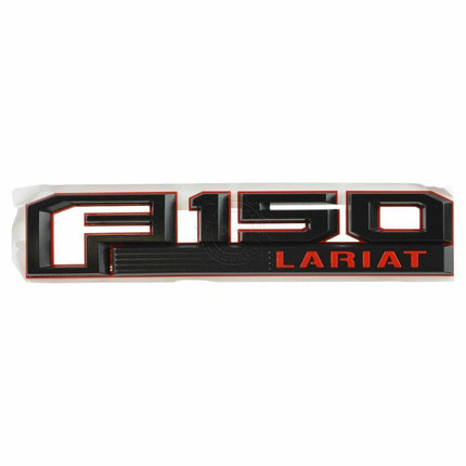 Lariat 3D Emblem Badge Set for 2015–2020 Ford F-150 Fender & Tailgate