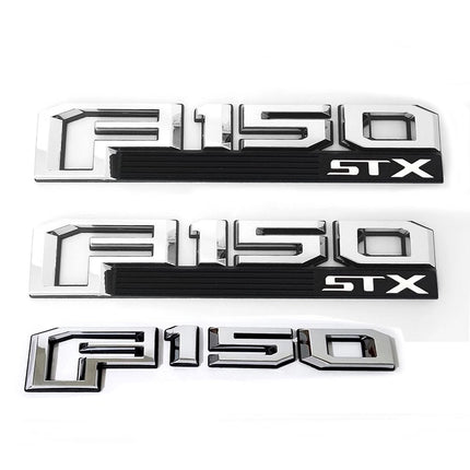 STX 3D Emblem Badge Set for 2018–2020 Ford F-150 Fender & Tailgate