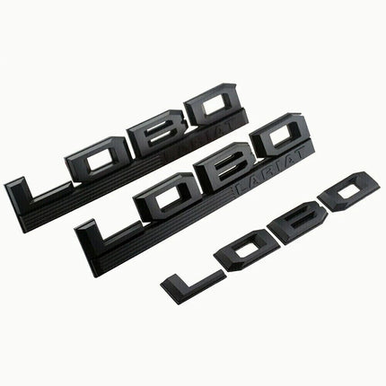 Emblem Badge Set for 2015–2020 Ford 150 Lobo Lariat Fender & Tailgate