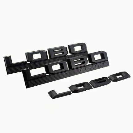 Emblem Badge Set for 2015–2020 Ford 150 Lobo Lariat Fender & Tailgate