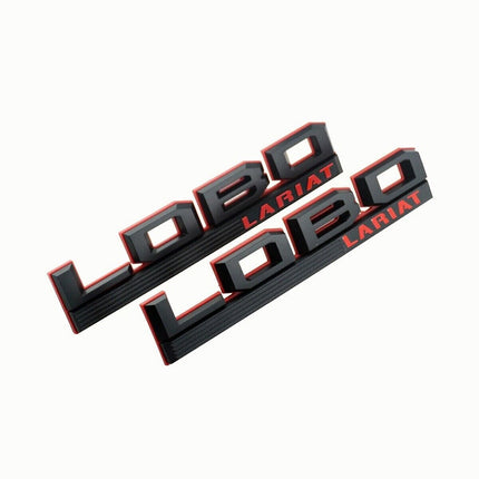 Emblem Badge Set for 2015–2020 Ford 150 Lobo Lariat Fender & Tailgate