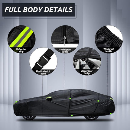 Waterproof 6-Layer Full Car Cover for Dodge Challenger 2008-2025
