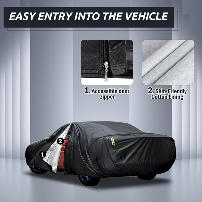 Waterproof 6-Layer Full Car Cover for Dodge Challenger 2008-2025